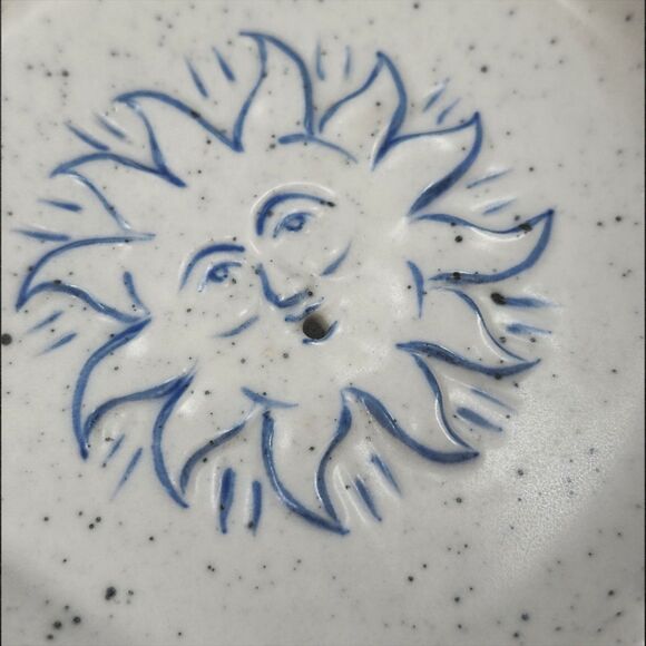 Y2K Celestial Zodiac Incense Holder UO Home Sun Face & Astrology Signs Ceramic - Picture 4 of 5